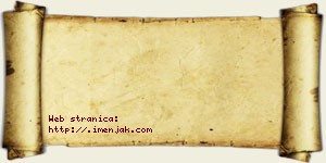 Jovana Zafirović vizit kartica